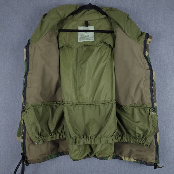 Alpha Industries Parka Jacket Extended Cold Weather Camouflage Size Small Long - Picture 5 of 7